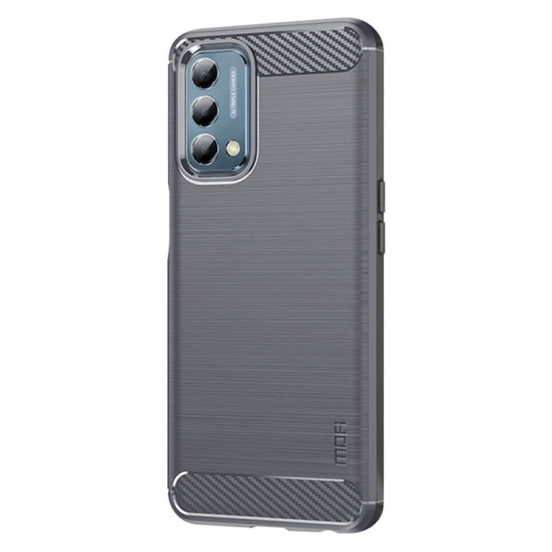 Capa De Celular Para Oppo A54 5G / A74 5G Fibra De Carbono Escovada Mofi