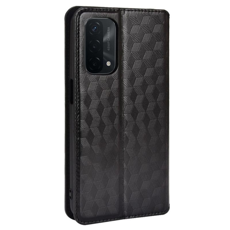 Capa De Celular Para Oppo A54 5G / A74 5G Flip Textura 3d