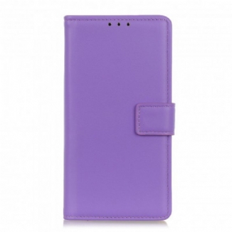 Capa De Couro Para Oppo A54 5G / A74 5G Couro Sintético Liso