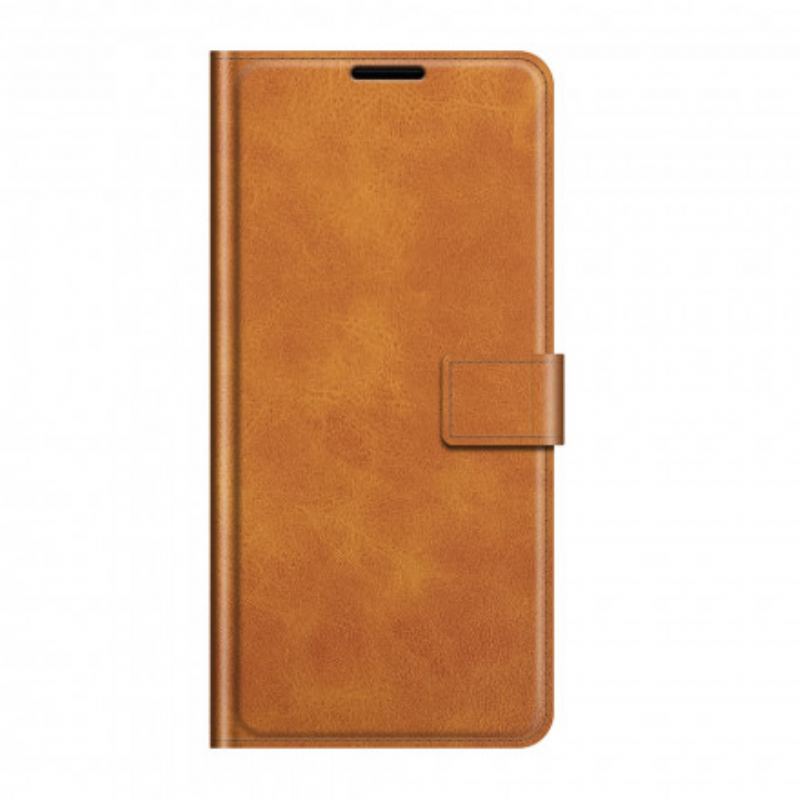 Capa Flip Para Oppo A54 5G / A74 5G Estilo Retrô Clássico Em Couro