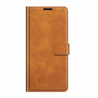 Capa Flip Para Oppo A54 5G / A74 5G Estilo Retrô Clássico Em Couro