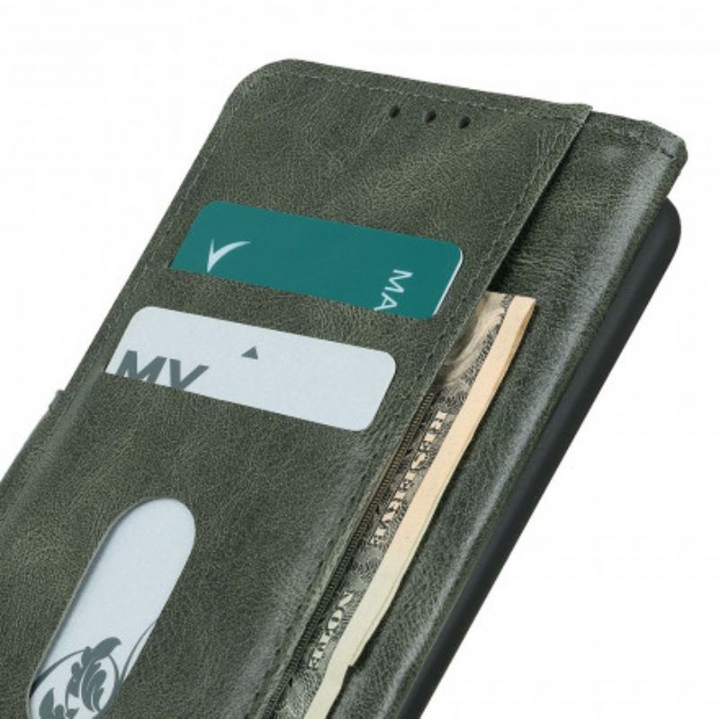 Capa Flip Para Oppo A54 5G / A74 5G Fecho Reversível Efeito Couro