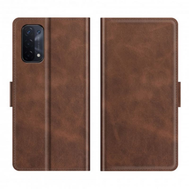 Capa Folio Para Oppo A54 5G / A74 5G Flip Aba Dupla