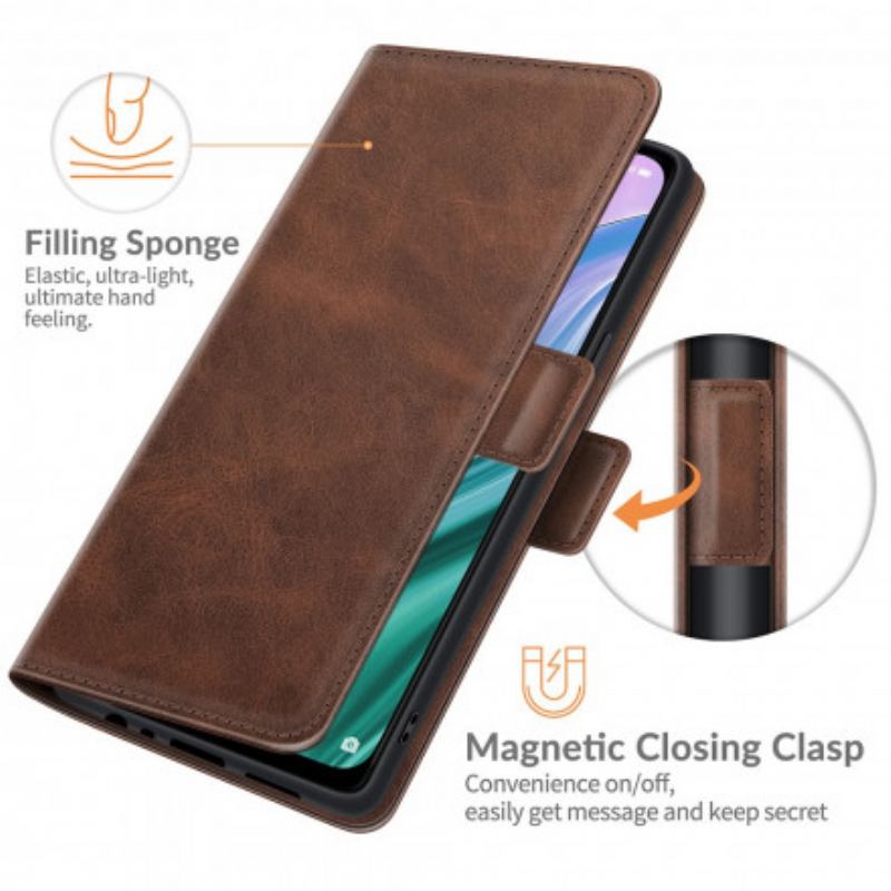 Capa Folio Para Oppo A54 5G / A74 5G Flip Aba Dupla