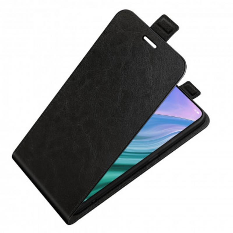 Capa Folio Para Oppo A54 5G / A74 5G Flip Aba Vertical Efeito Couro