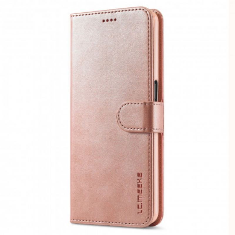 Capa Folio Para Oppo A54 5G / A74 5G Lc.imeeke Efeito Couro