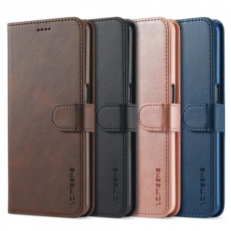 Capa Folio Para Oppo A54 5G / A74 5G Lc.imeeke Efeito Couro