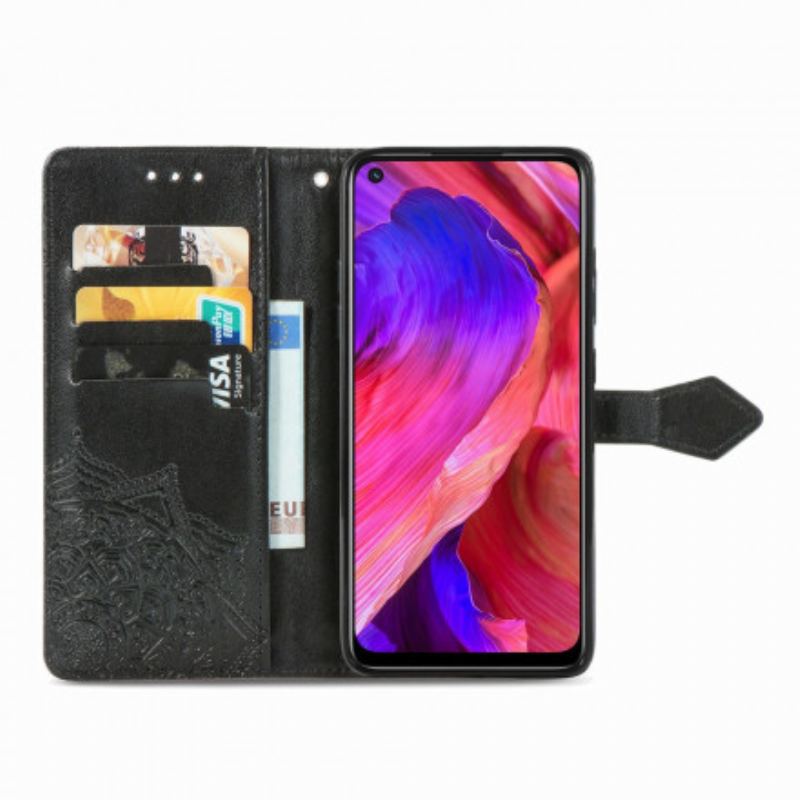 Capa Folio Para Oppo A54 5G / A74 5G Mandala Idade Média