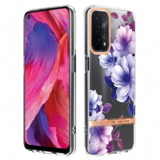 Capa Para Oppo A54 5G / A74 5G Floral Sem Costura