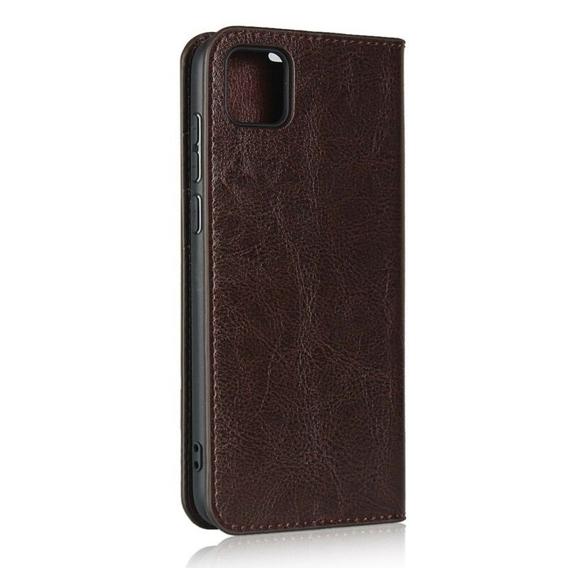 Capa De Celular Para Huawei Y5p Flip Couro Legitimo