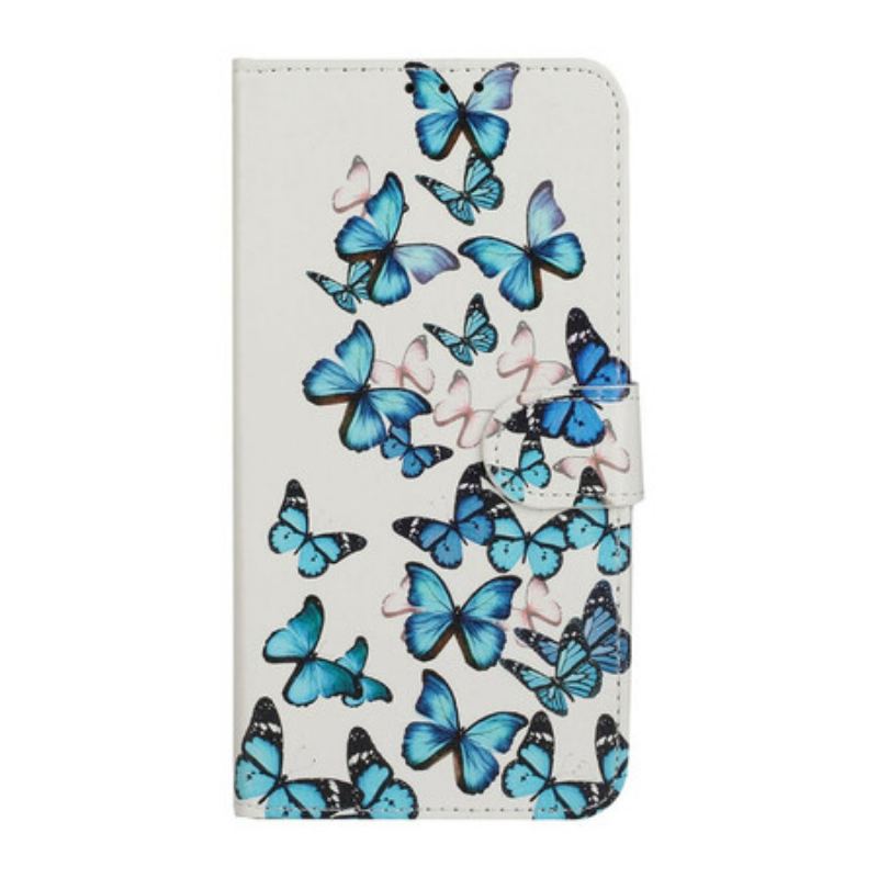 Capa De Celular Para Huawei Y5p Flip Miríade De Borboletas