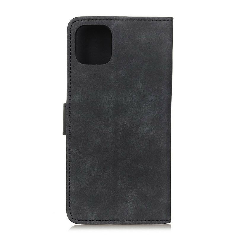 Capa Em Pele Para Huawei Y5p Efeito Couro Vintage Khazneh