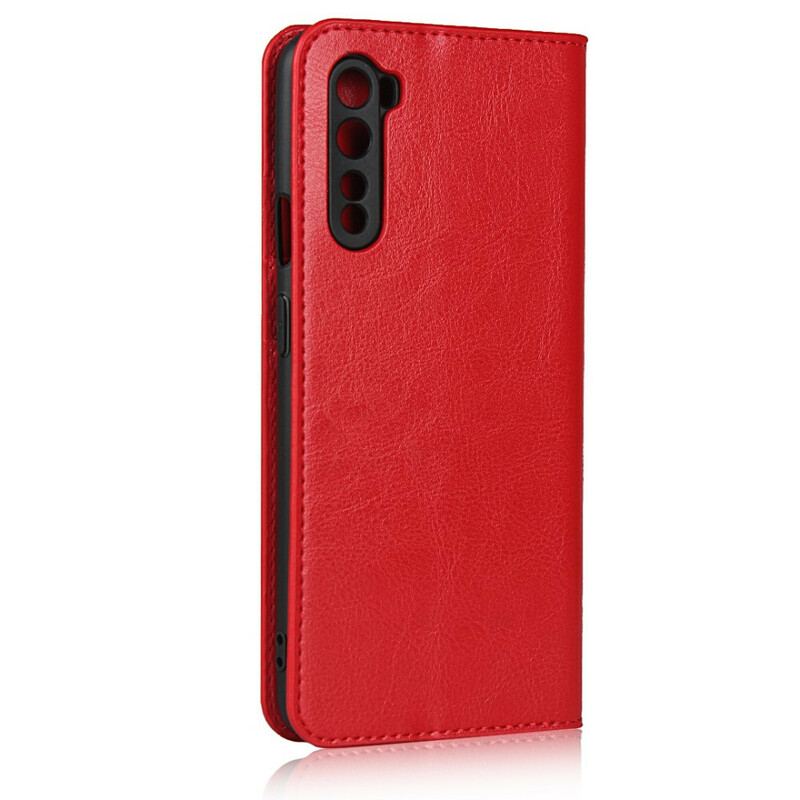 Capa De Celular Para OnePlus Nord Flip Couro Legitimo