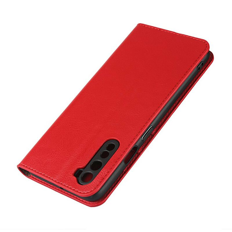 Capa De Celular Para OnePlus Nord Flip Couro Legitimo