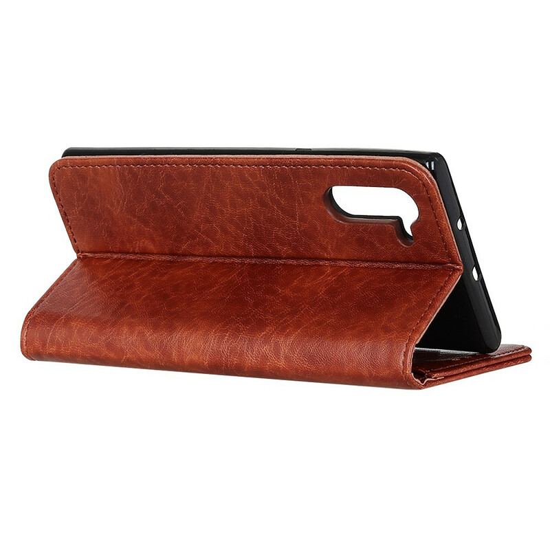 Capa De Celular Para OnePlus Nord Flip Estilo Couro Sobriedade