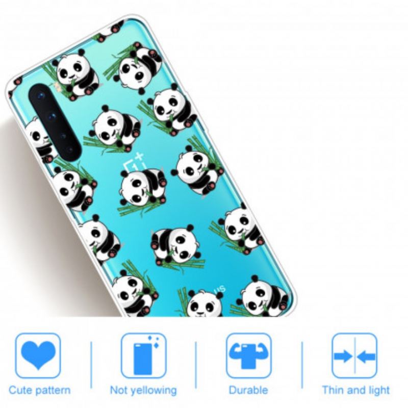 Capa De Celular Para OnePlus Nord Pequenos Pandas