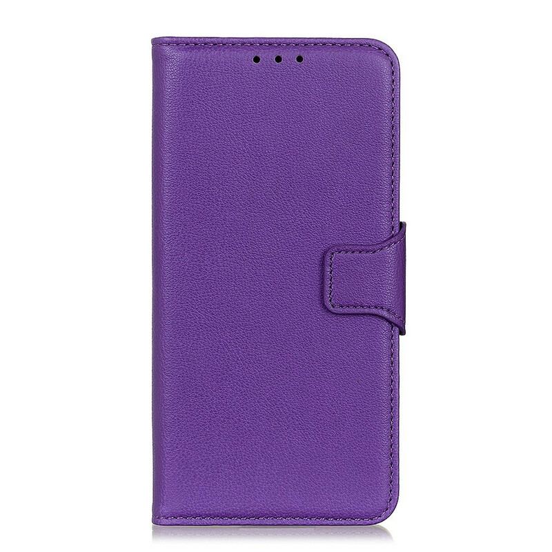 Capa De Couro Para OnePlus Nord Estilo Couro Lichia