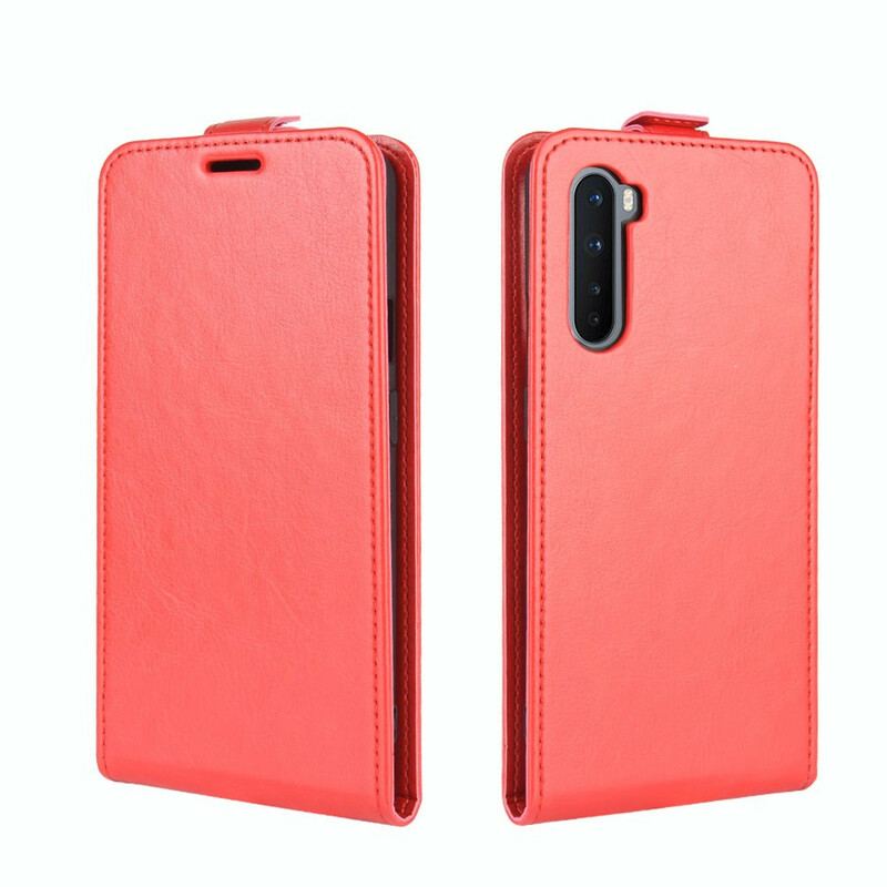 Capa De Couro Para OnePlus Nord Flip Dobrável