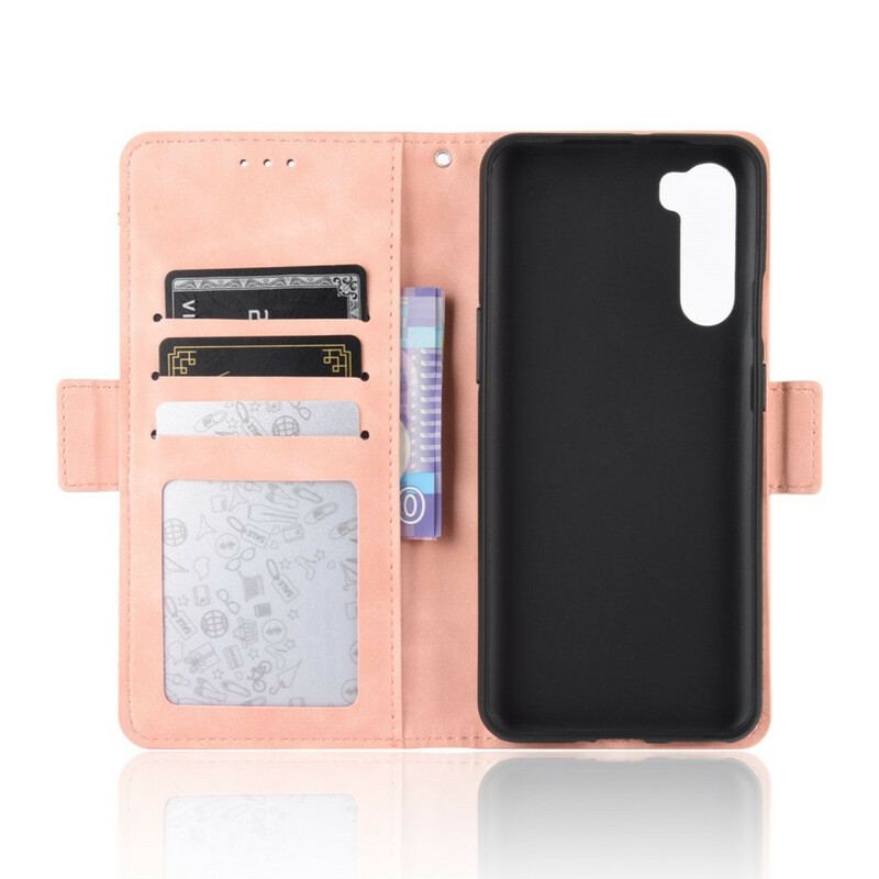 Capa De Couro Para OnePlus Nord Multi-card Premier Class