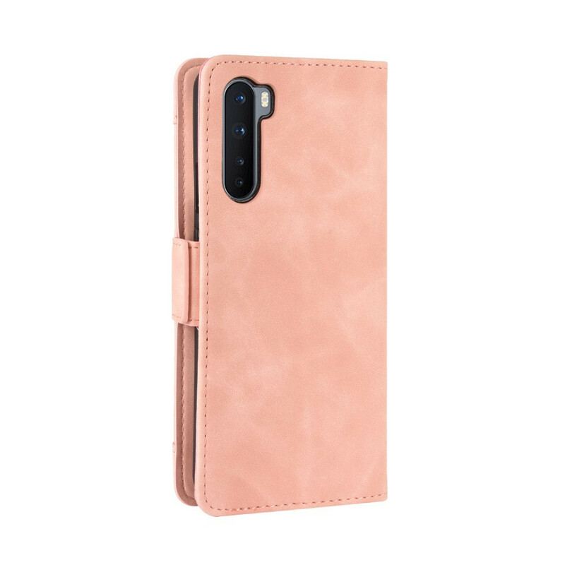 Capa De Couro Para OnePlus Nord Multi-card Premier Class