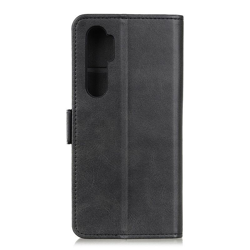 Capa Em Pele Para OnePlus Nord Flip Aba Dupla