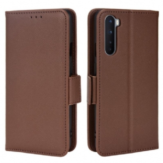 Capa Flip Para OnePlus Nord De Couro Aba Dupla Novas Cores