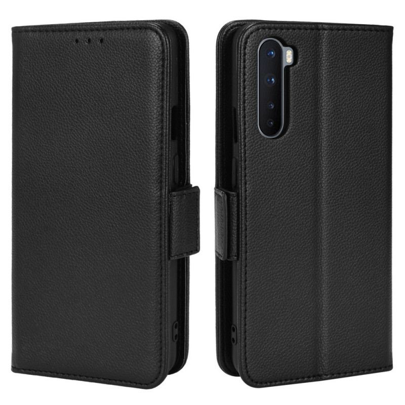 Capa Flip Para OnePlus Nord De Couro Aba Dupla Novas Cores