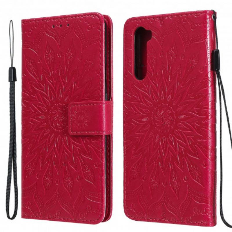 Capa Flip Para OnePlus Nord Flor Do Sol