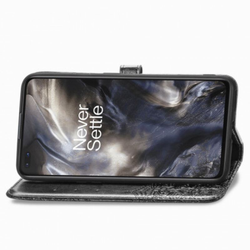 Capa Flip Para OnePlus Nord Mandala Idade Média