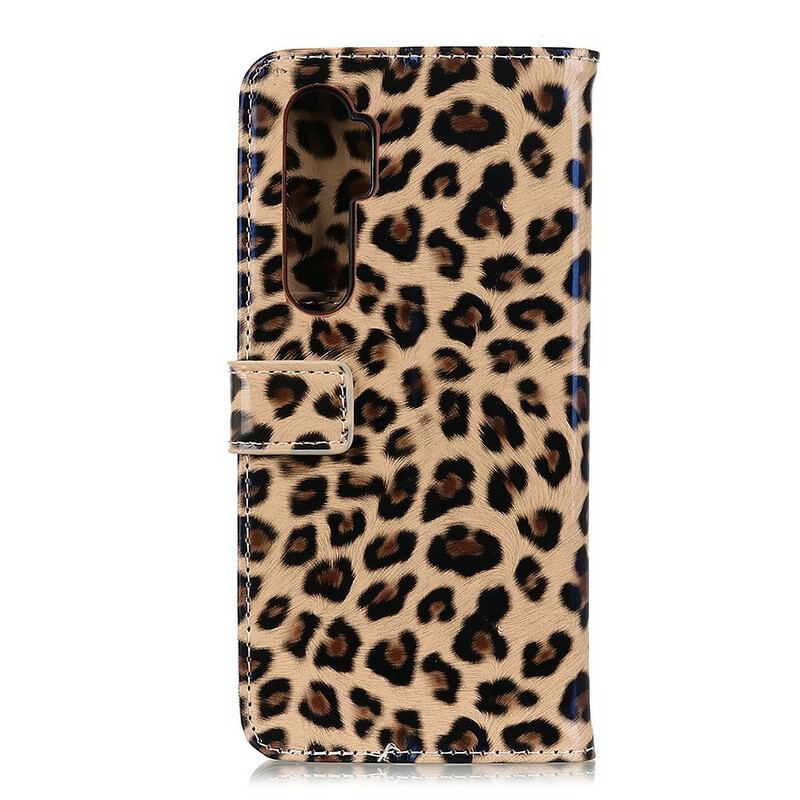 Capa Folio Para OnePlus Nord Leopardo