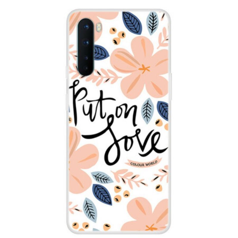 Capa Para OnePlus Nord Coloque Amor