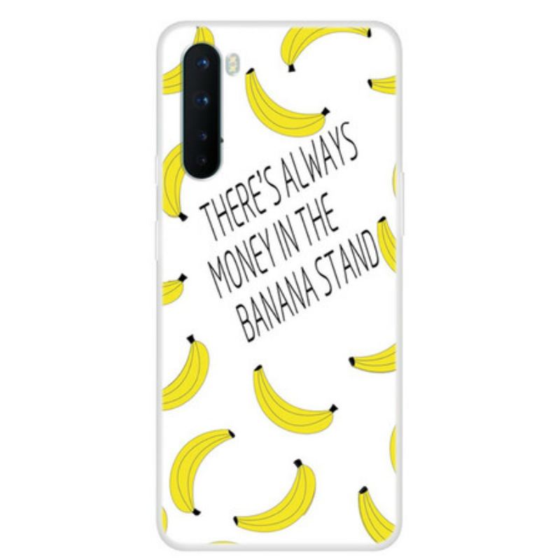 Capa Para OnePlus Nord Dinheiro Banana Transparente