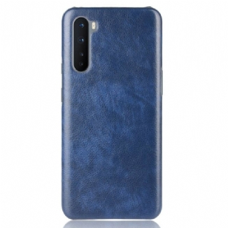 Capa Para OnePlus Nord Efeito Couro De Desempenho Lichia