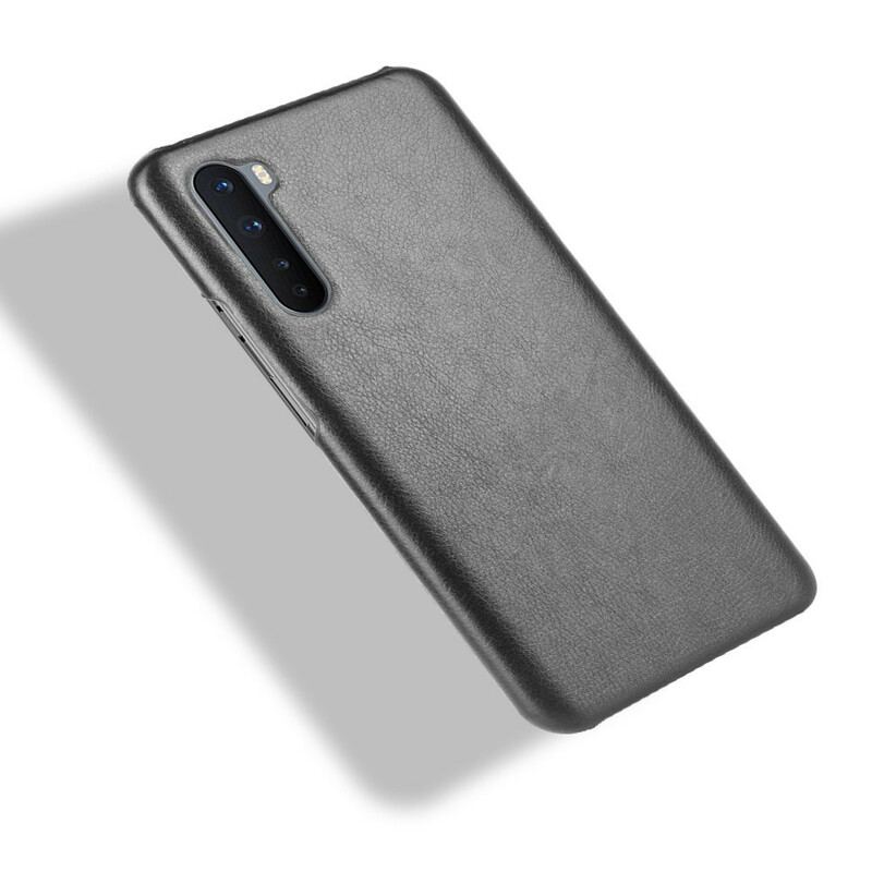 Capa Para OnePlus Nord Efeito Couro De Desempenho Lichia