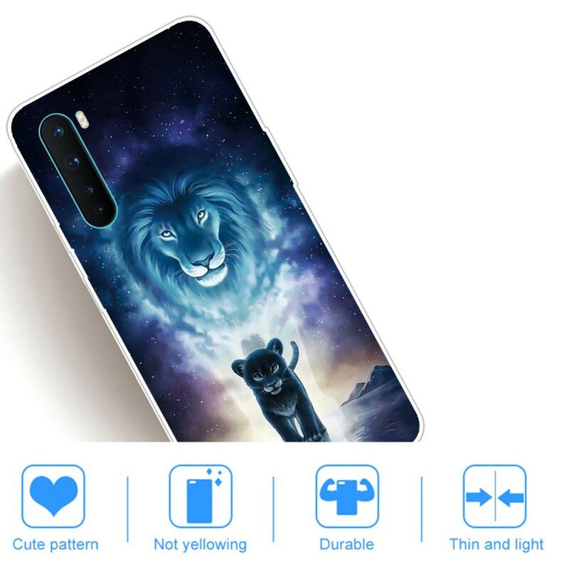 Capa Para OnePlus Nord Filhote De Leão