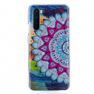 Capa Para OnePlus Nord Mandala Colorida Fluorescente