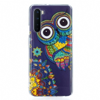 Capa Para OnePlus Nord Mandala Coruja Fluorescente