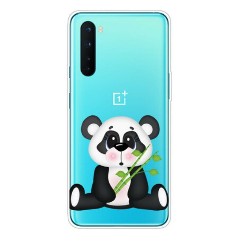 Capa Para OnePlus Nord Panda Triste Sem Costura