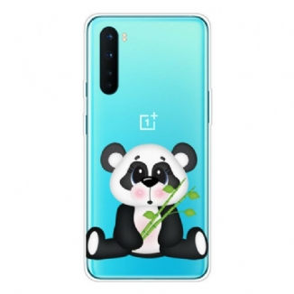 Capa Para OnePlus Nord Panda Triste Sem Costura