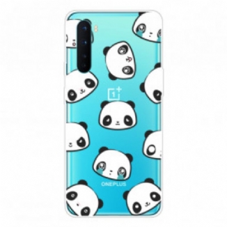 Capa Para OnePlus Nord Pandas Sentimentais