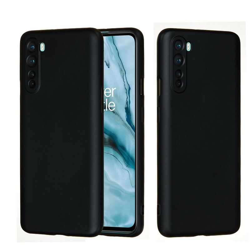 Capa Para OnePlus Nord Silicone Líquido Com Cordão