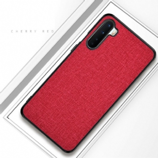 Capa Para OnePlus Nord Textura De Tecido