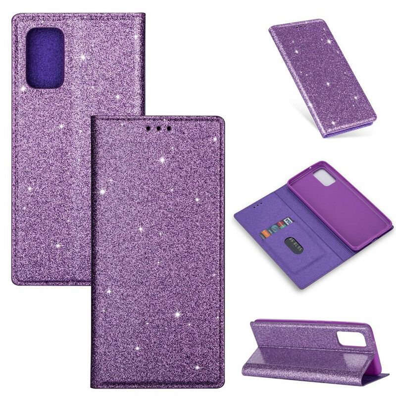 Capa De Celular Para Samsung Galaxy S20 Flip Estilo De Lantejoulas