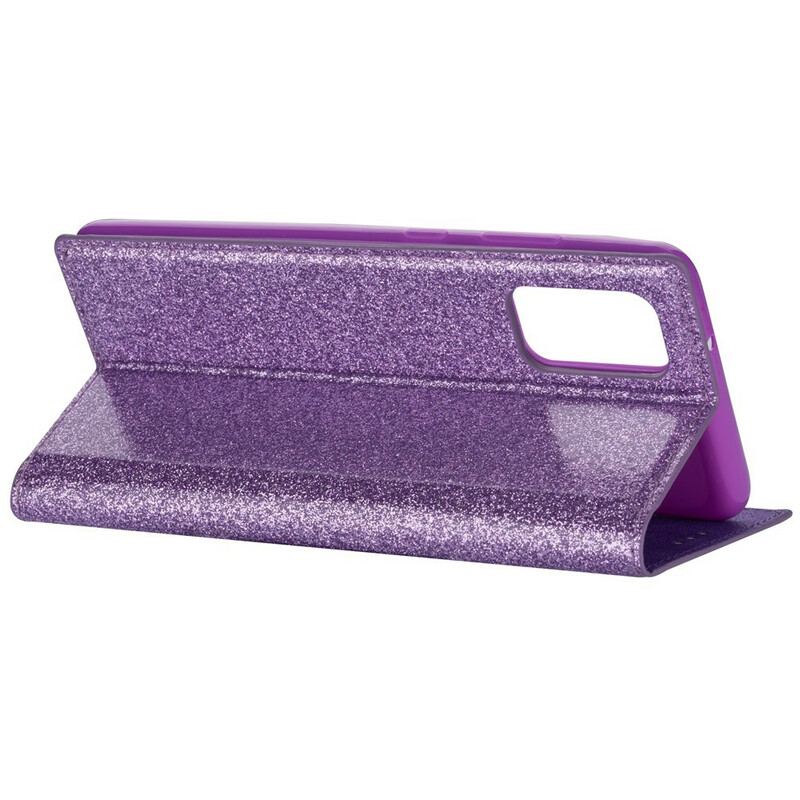 Capa De Celular Para Samsung Galaxy S20 Flip Estilo De Lantejoulas