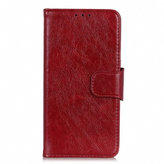 Capa De Couro Para Samsung Galaxy S20 Couro Napa Rachado