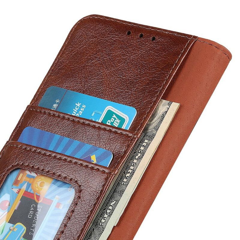 Capa De Couro Para Samsung Galaxy S20 Couro Napa Rachado