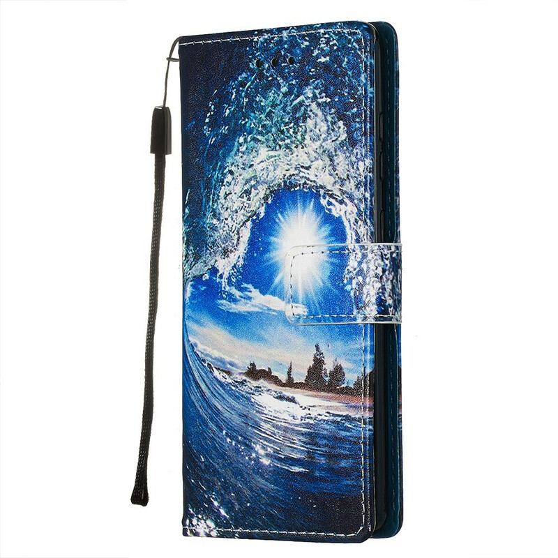 Capa Flip Para Samsung Galaxy S20 Ama A Onda