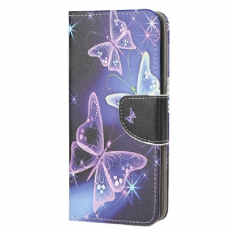 Capa Flip Para Samsung Galaxy S20 Borboleta Real