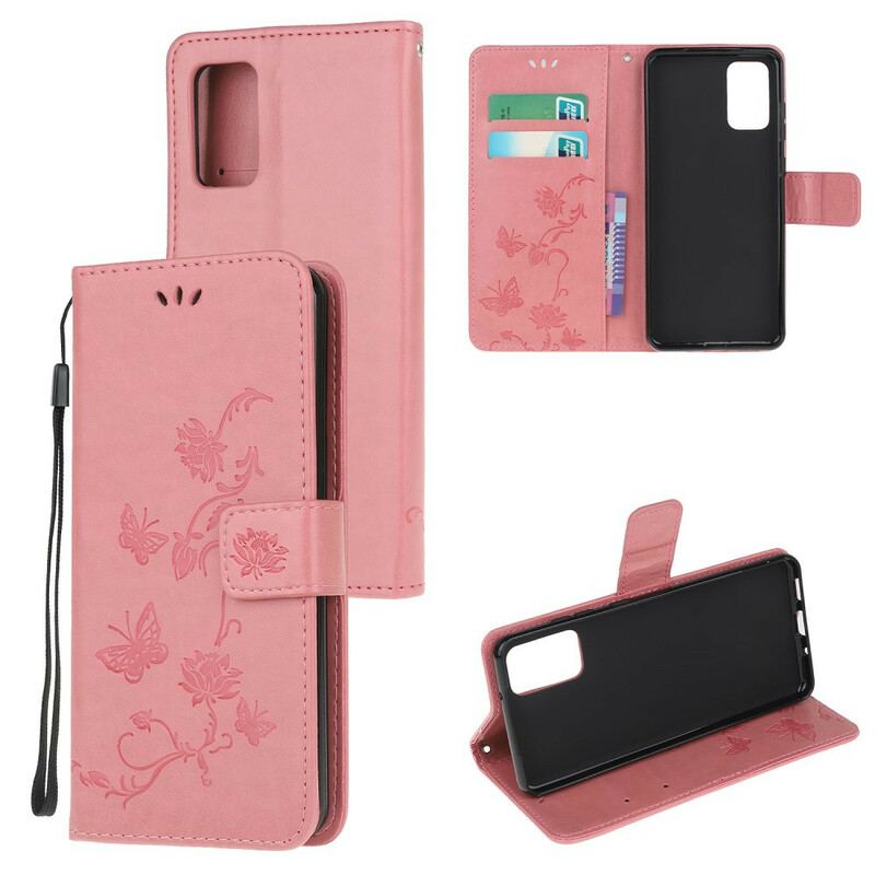 Capa Flip Para Samsung Galaxy S20 Borboletas Encantadas