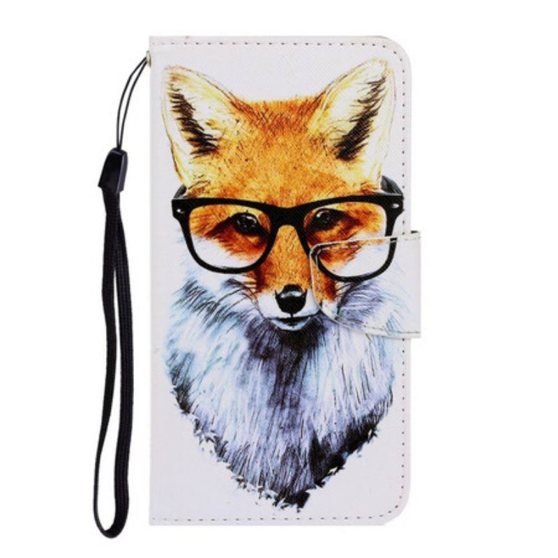 Capa Flip Para Samsung Galaxy S20 De Cordão Brainy Fox Com Alça